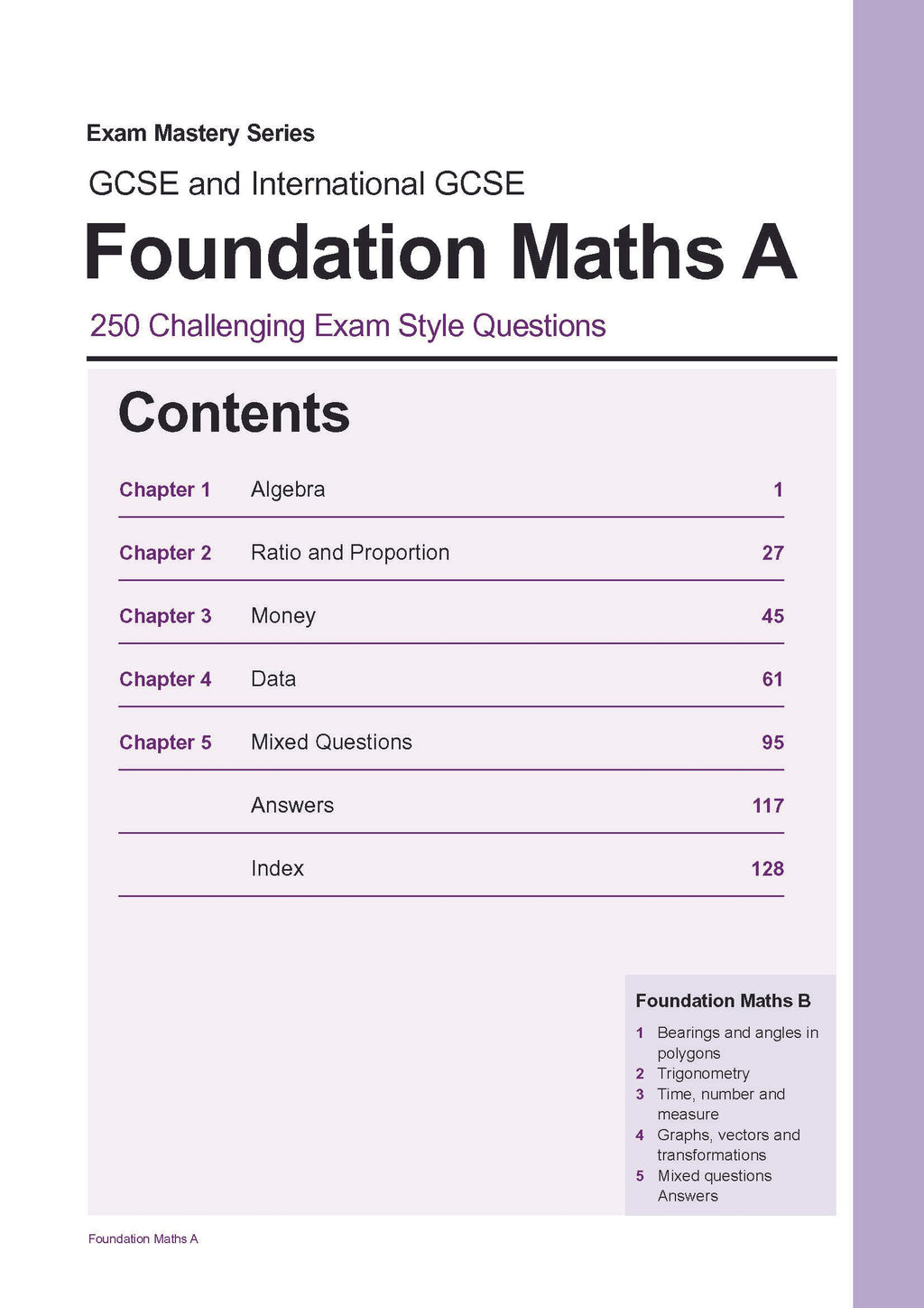 Foundation Maths A