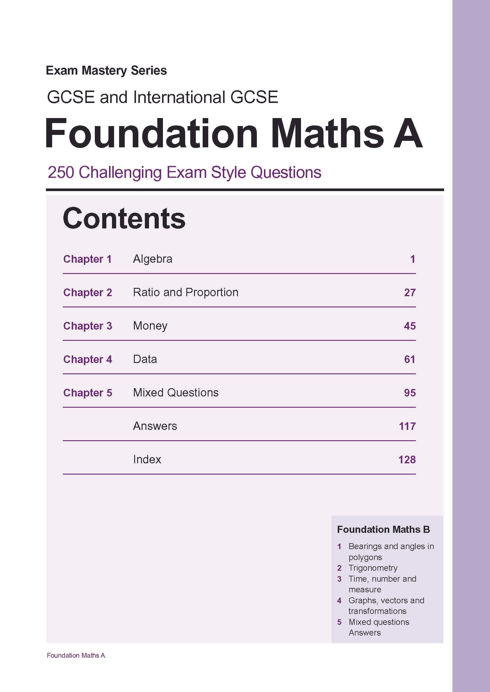 Foundation Maths A