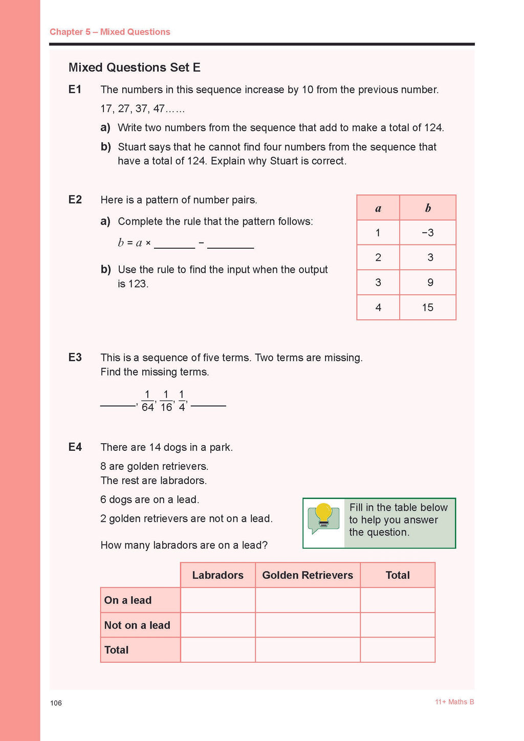 11+ Maths B