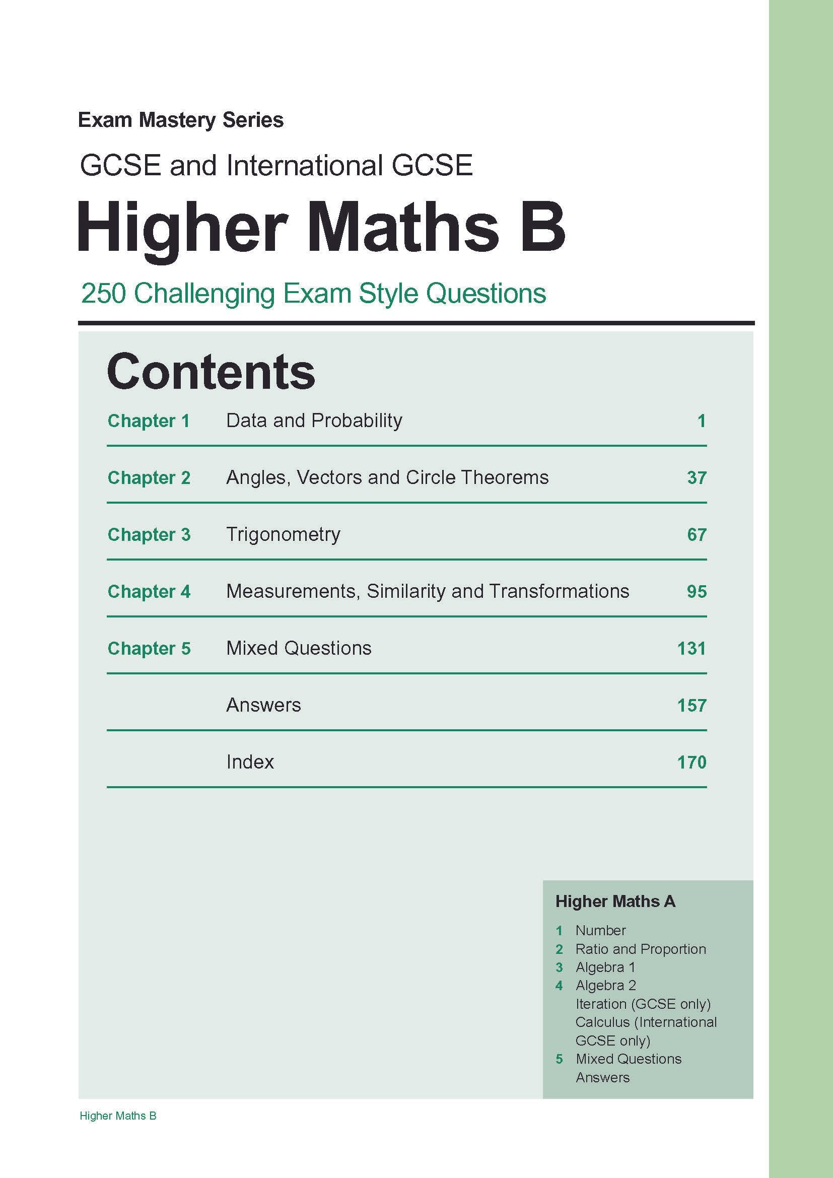 Higher Maths B