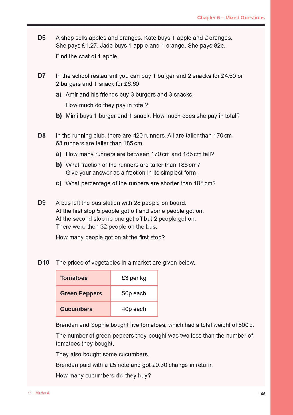 11+ Maths A & B