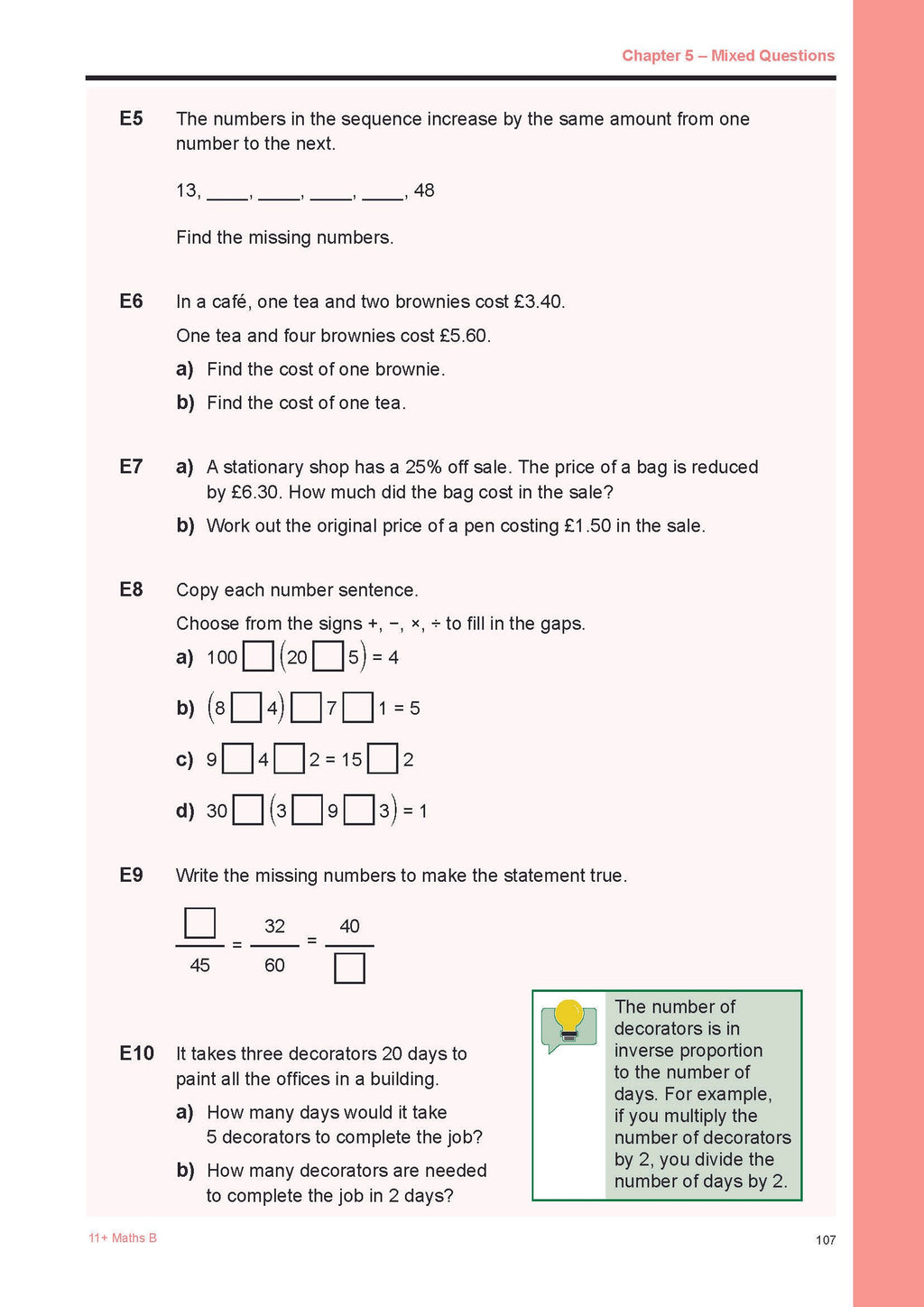 11+ Maths A & B